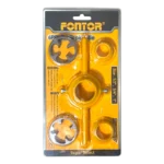 Tarraja Fontor para tubería PVC juego de 6 piezas