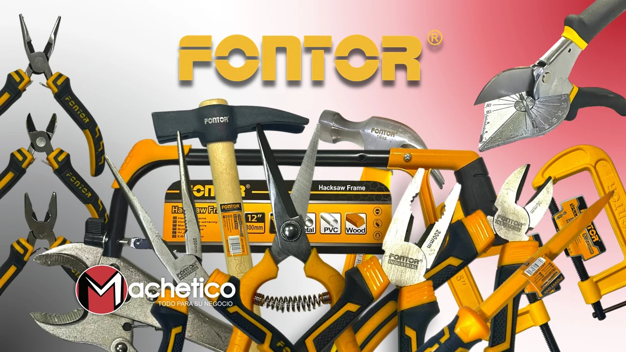 Herramientas de la marca fontor el machete de la ferretería este 2026