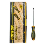 Compra destornillador estrella 6x150 mm Fontor en El Machetico. Destornillador Phillips largo ideal para tornillos de difícil acceso.