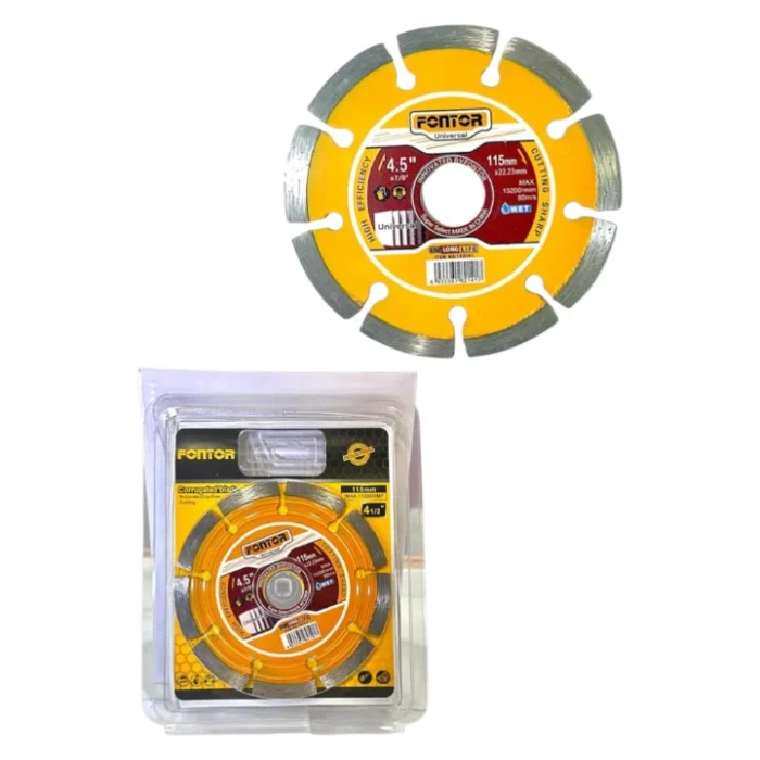 Disco Diamantado Segmentado 4 1/2” Fontor - Imagen 2