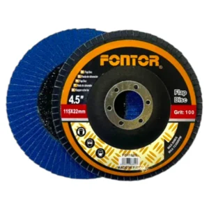 Disco lija flap 100 Fontor 4.5 pulgadas | Disco para pulidora – El Machetico