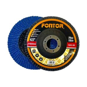 Disco lija flap 40 Fontor 4.5 pulgadas | Disco para pulidora – El Machetico