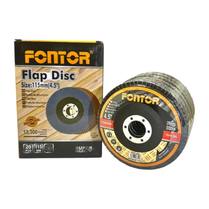 Disco Lija Flap #60 Azul Fontor 4.5” - Imagen 2