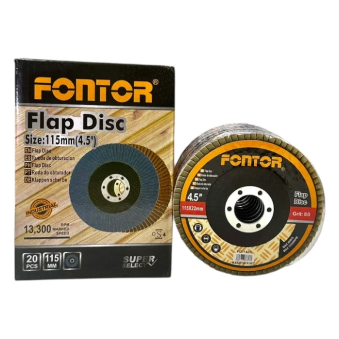Disco Lija Flap #80 Marrón Fontor 4.5 - Imagen 2
