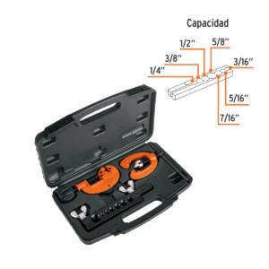 Kit Corta Tubo y Avellanador Truper | Herramienta para Tubería capacidad