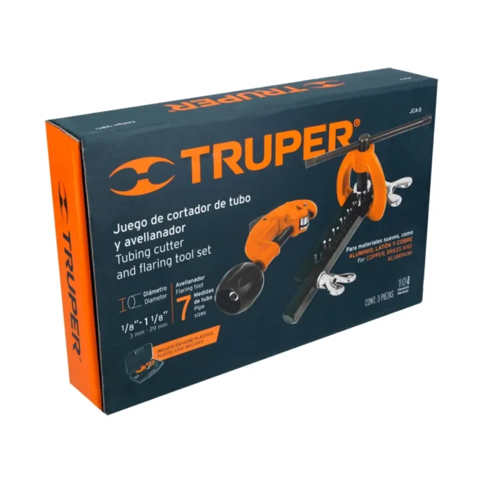 Kit Corta Tubo y Avellanador Truper | Herramienta para Tubería empaque