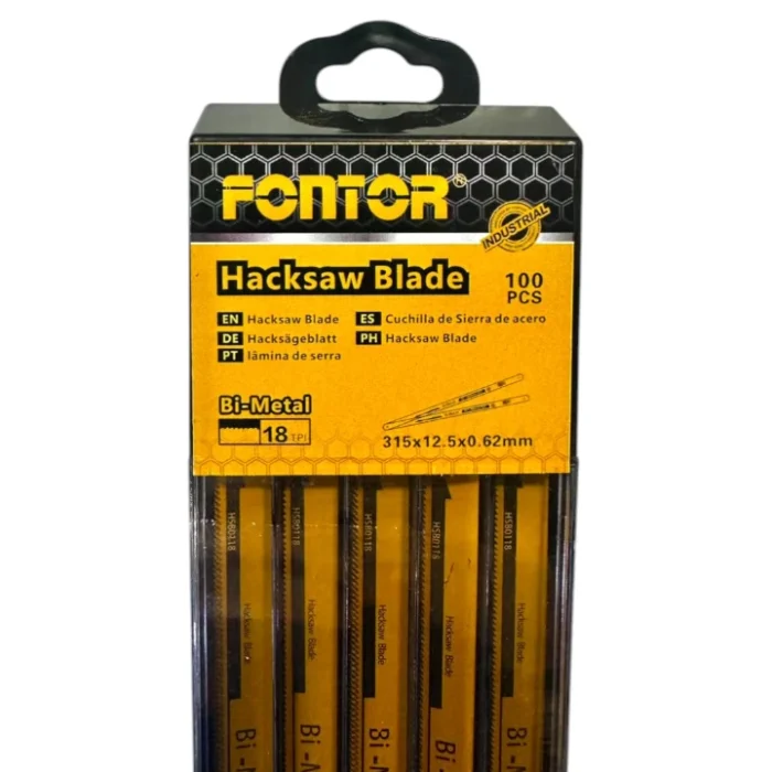 empaque Hoja de segueta 18 dientes Fontor | Corte rápido en metal – El Machetico