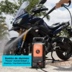 hidrolavadora para lavar las motos