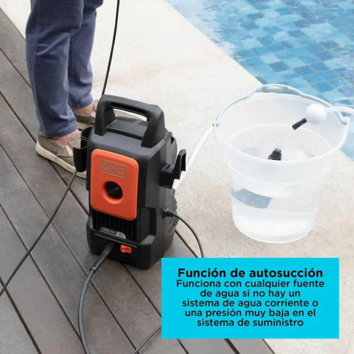 Hidrolavadora Black & Decker 1300 PSI Autocebante (1300 W)