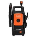 Hidrolavadora Black & Decker 1300 PSI con bomba de aluminio y función autocebante. Motor de 1300 W, caudal de 6 a 10.5 l/min y manguera de 3 m. Ideal para carros, patios y fachadas.