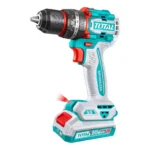 Taladro Percutor Y Atornillador Inalámbrico Total, Industrial, Motor Sin Carbones - Mandril 13mm, 55nm - Con 2 Baterías 2.0ah Litio-ion, Cargador, Maletín, brocas Y Puntas